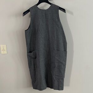 Harve Benard Charcoal Wool Dress
